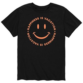 Men's Happniness Is Vacation Tee