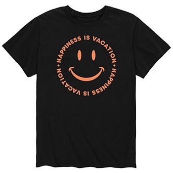 Men's Happniness Is Vacation Tee