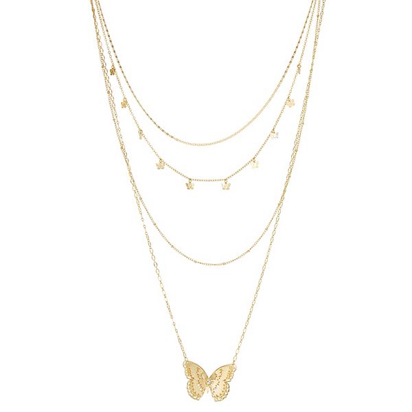 Kohls butterfly sale necklace