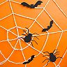 Halloween Bat & Web Decorations