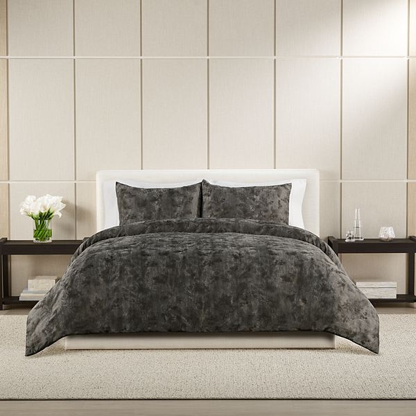 Simply Vera Vera Wang Black Beauty Duvet Set with Shams