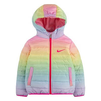 Toddler Girl Nike Full Zip Puffer Midweight Jacket