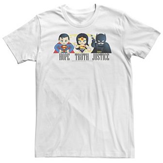 Big & Tall DC FanDome Justice League Hope Truth Justice Tee