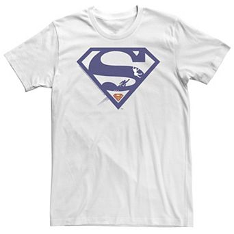 Big & Tall DC FanDome Superman Blue Silhouette Logo Tee