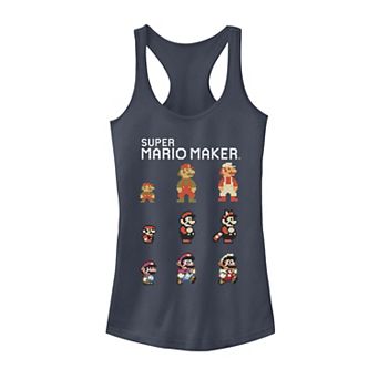 Juniors' Nintendo Mario Character Evolution Tank Top