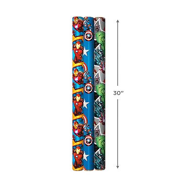 Hallmark Marvel's Avengers Wrapping Paper 3-Pack