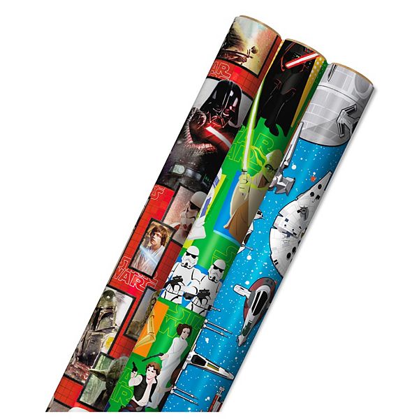 star wars wrapping paper 3 rolls pack by typo australia 20…