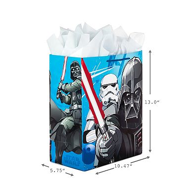Hallmark Large Star Wars Darth Vader Gift Bag with Birthday Card & Tissue Paper