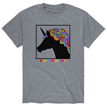Men's Unicorn Born Fabulous Pride Tee
