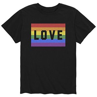 Men's Love Flag Pride Tee