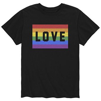 Men's Love Flag Pride Tee