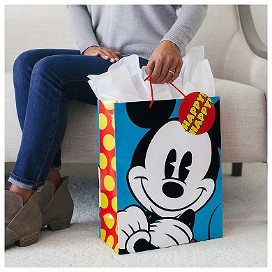 Hallmark Extra Large Disney's Mickey Mouse Gift Bag with Tissue Paper