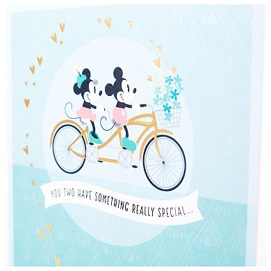 Hallmark Disney's Mickey Mouse & Minnie Mouse Anniversary Greeting Card for Couple