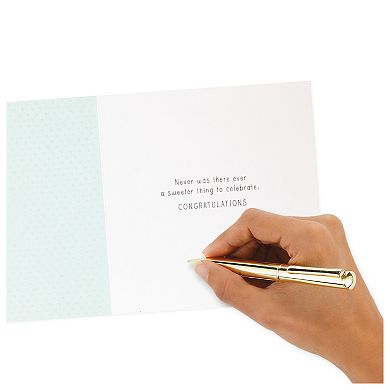 Hallmark Signature Disney's Winnie the Pooh & Piglet Baby Shower Greeting Card