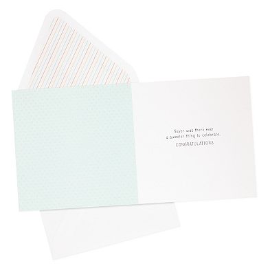 Hallmark Signature Disney's Winnie the Pooh & Piglet Baby Shower Greeting Card
