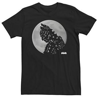 Big & Tall DC FanDome Batman Bat Moon Silhouette Tee