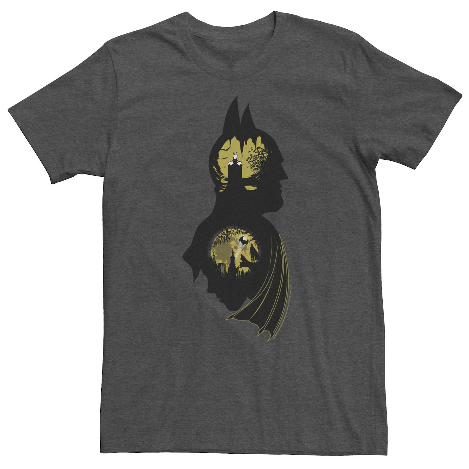 Image for Licensed Character Big & Tall DC FanDome Batman Bat Cave Silhouette Fill Tee at Kohl's.