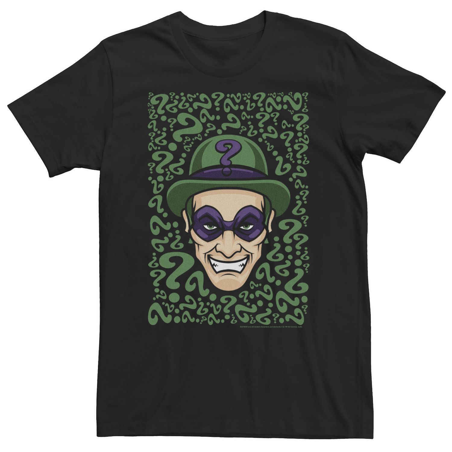 Image for Licensed Character Big & Tall DC FanDome Batman The Riddler Poster Tee at Kohl's.