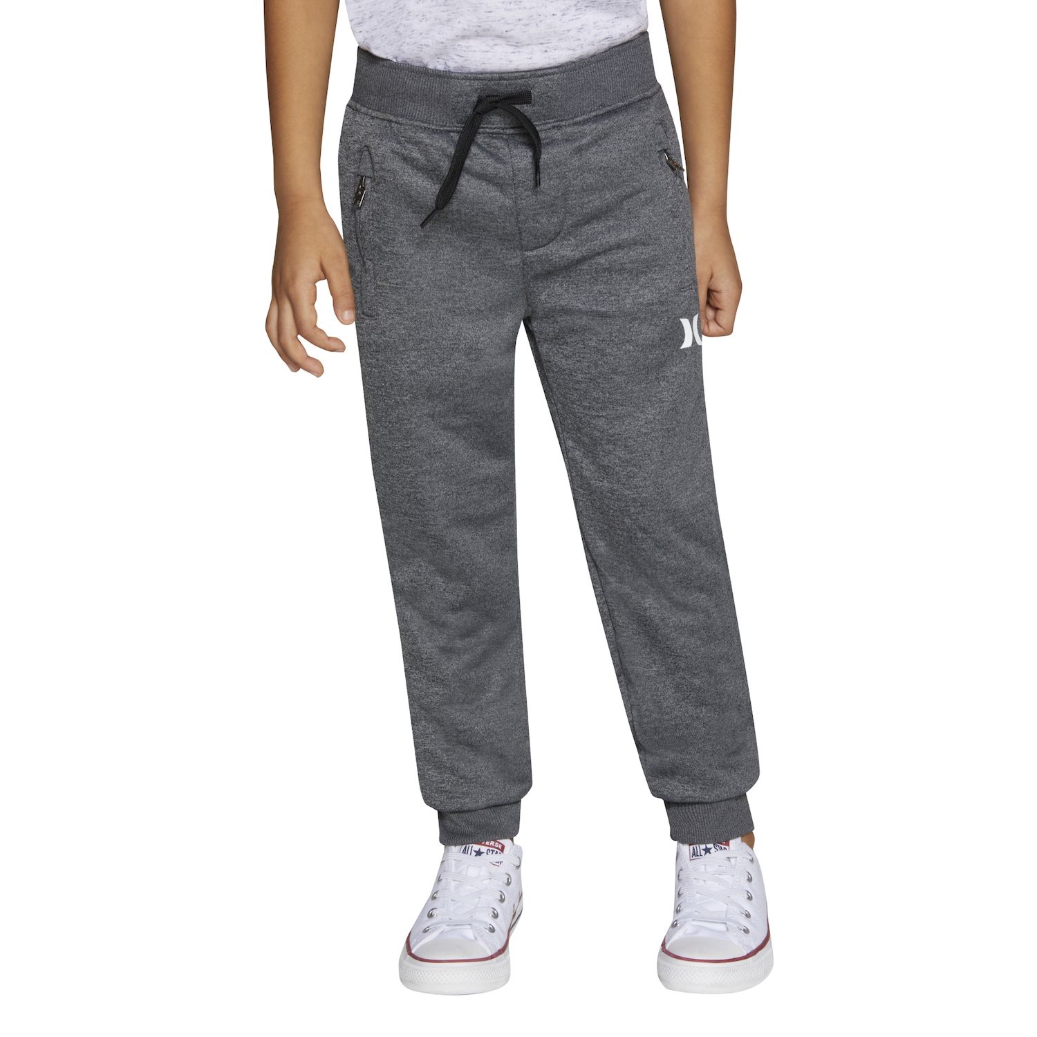 HURLEY Dri-FIT Solar Dark Gray Boys Jogger Pants - DARK GRAY
