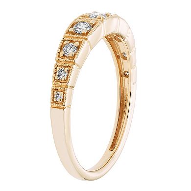 14k Gold 1/4 Carat T.W. Certified Diamond Wedding Ring