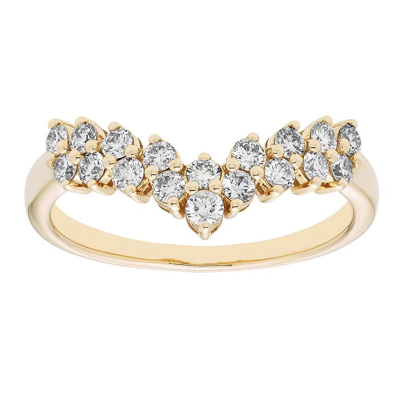 81181232 14k Gold 1/2 Carat T.W. Certified Diamond Wedding  sku 81181232