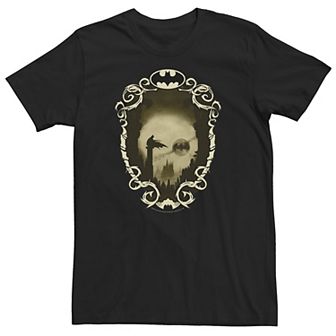 Big & Tall DC Fandome Batman Mirror Silhouette Skyline Tee