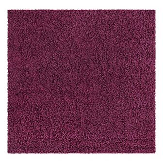 Unique Loom Solid Shag Collection Modern Plush Rug