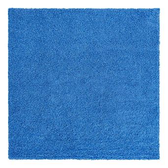 Unique Loom Solid Shag Collection Modern Plush Rug