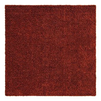 Unique Loom Solid Shag Collection Modern Plush Rug