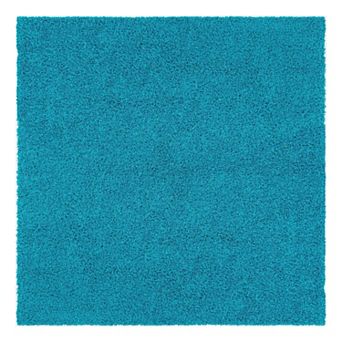 Unique Loom Solid Shag Collection Modern Plush Rug