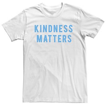 Big & Tall Kindness Matters Text Tee