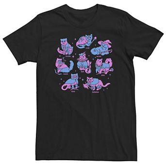 Big & Tall Rpg Cats Neon Tee