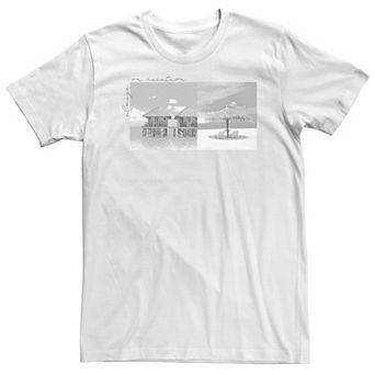 Big & Tall Always On Vacation Photo Real Tee