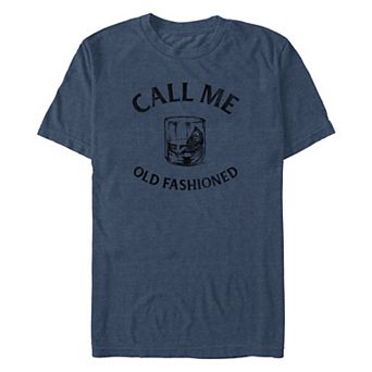 Big & Tall "Call Me Old Fashioned" Drink Tee