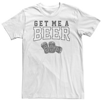 Big & Tall "Get Me A Beer" Tee