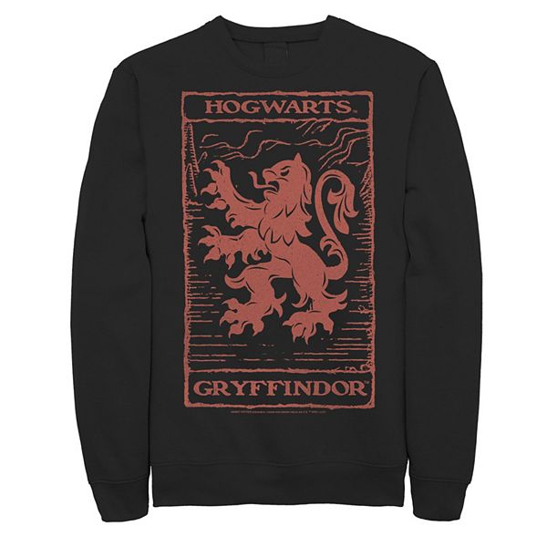 Men s Harry Potter Gryffindor Vintage Poster Sweatshirt