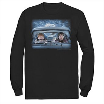 Men's Harry Potter Ron & Harry In The Flying Car Tee
