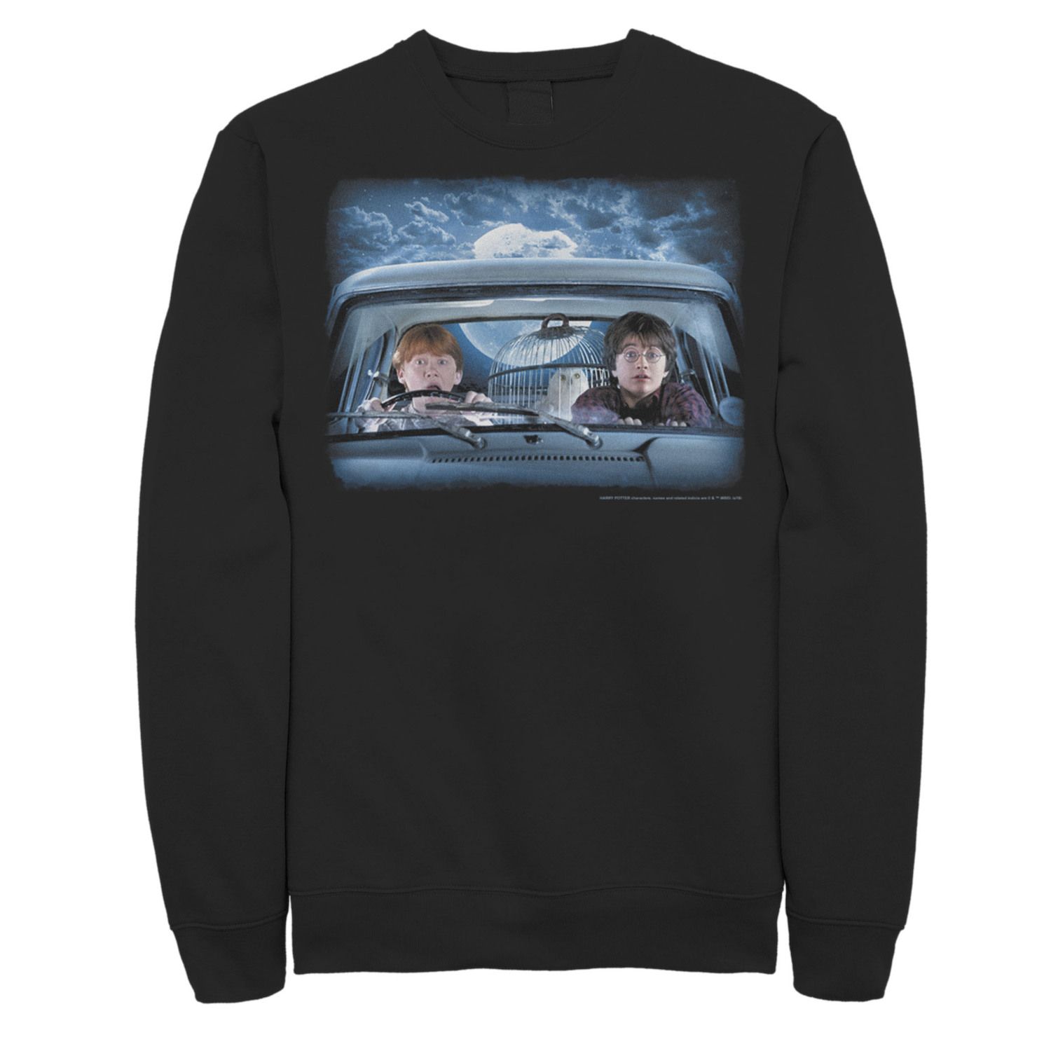 Image for Harry Potter Men's Ron & Harry In The Flying Car Sweatshirt at Kohl's.