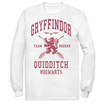 Men's Harry Potter Deathly Hallows Gryffindor Team Seeker Jersey Tee