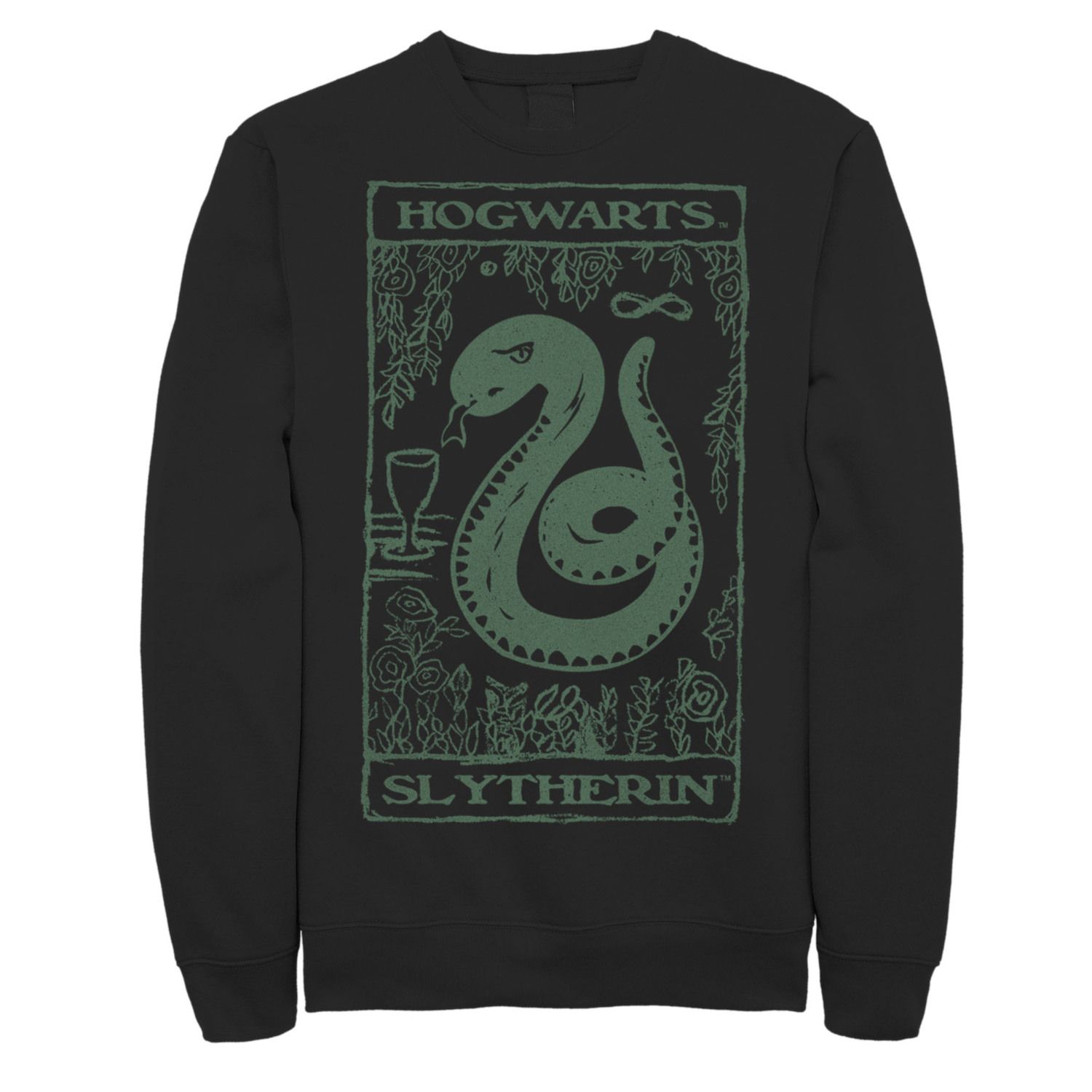 Image for Harry Potter Men's Slytherin Vintage Poster Sweatshirt at Kohl's.