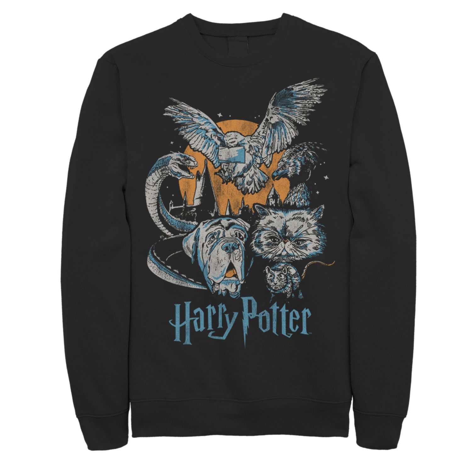 Image for Harry Potter Men's Night Animal Poster Sweatshirt at Kohl's.