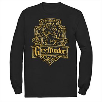 Men's Harry Potter Gryffindor Line Art Crest Tee