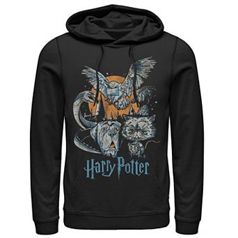 Men's Harry Potter Night Animal Poster Hoodie
