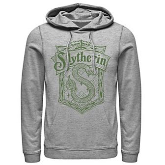 Men's Harry Potter Slytherin Detailed Crest Hoodie