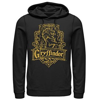 Men's Harry Potter Gryffindor Line Art Crest Hoodie