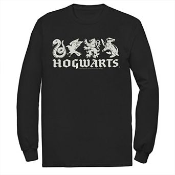 Men's Harry Potter Hogwarts House Icons Line Up Tee