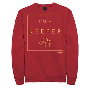 Men's Harry Potter Quidditch I'm A Keeper Sweatshirt