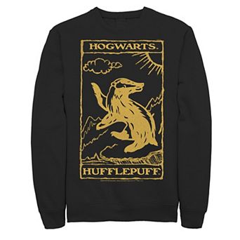 Men's Harry Potter Hufflepuff Vintage Poster Sweatshirt