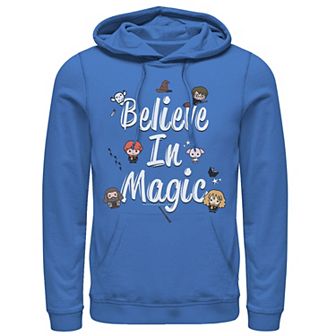 Men's Harry Potter Believe In Magic Cute Cartoon Text Hoodie