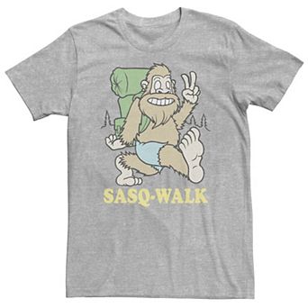 Big & Tall Sasqwalk Humor Humor Tee
